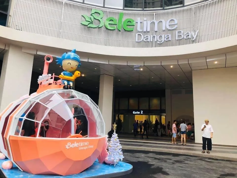 Апартаменты Funxvivid Seaview 2Br 2Cp Near Sg Ciq Ksl Zoojb Free Netflix Wifi Джохор-Бару